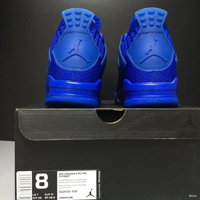 Boostmaster lin Jordan Bold AQ3559- Flyknit 4 Retro 3972 Royal 1014